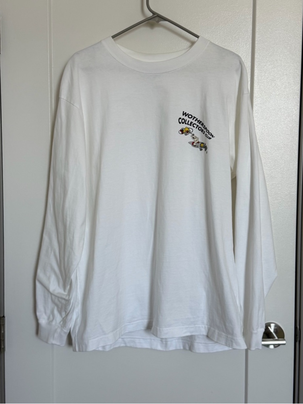 Uniqlo White Tee with Hypebeast Community Center Print